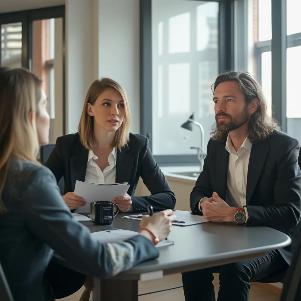 Consultation stratégique avec une équipe de direction